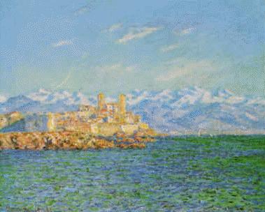 Claude Monet Old Fort at Antibes France oil painting art